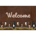 Carolines Treasures Welcome Mat With Cows Fabric Placemat SB3058PLMT